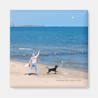 空を見上げる マグネット