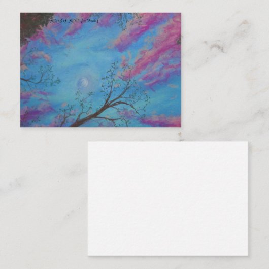 空を開く ノートカード (正面/裏面)