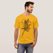 空を飛ぶハヌマーンTシャツ Tシャツ (正面フル)