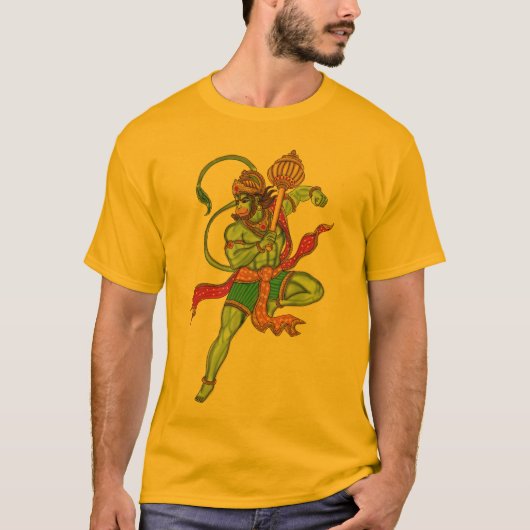 空を飛ぶハヌマーンTシャツ Tシャツ (正面)