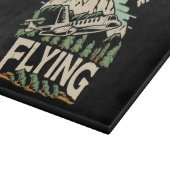 空を飛ぶ方が好き。飛行機 カッティングボード (角)