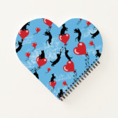 空を飛ぶ赤い風船 ノートブック (裏面)