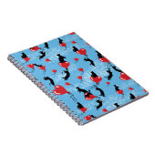 空を飛ぶ赤い風船 ノートブック (右側)