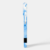 空アート青の水の色絵を描の（ばちゃばちゃ）跳ねる Case-Mate iPhoneケース (裏面 / 左)