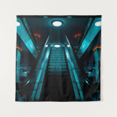 空エスカレータ タペストリー (正面)