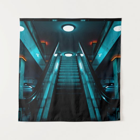 空エスカレータ タペストリー (正面)