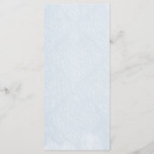 空エレガントの青い背景の紫色の枝 メニュー (裏面)