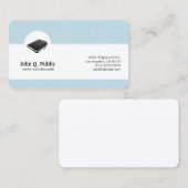 空エレガント青 名刺 (正面/裏面)