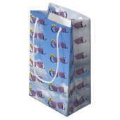 空カッコいいに太陽の光を当てたサングラス スモールペーパーバッグ (正面アングル)