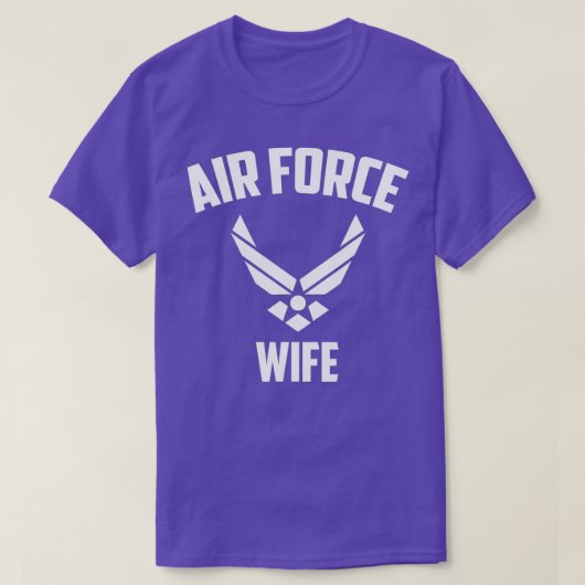 空カッコいい軍妻ギフト最高の退役軍人ミリ誇りを持ったット Tシャツ (デザイン正面)