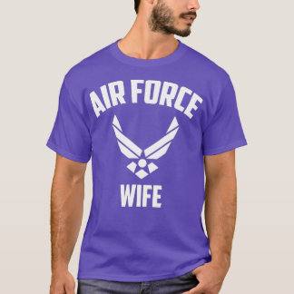 空カッコいい軍妻ギフト最高の退役軍人ミリ誇りを持ったット Tシャツ