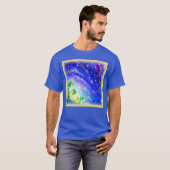 空カラフルに踊りジャングル。買今 Tシャツ (正面フル)