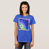 空カラフルに踊りジャングル。買今 Tシャツ (正面フル)