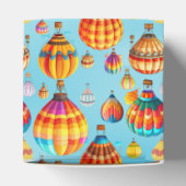 空カラフルのギフトボックスの熱気球 フェイバーボックス (上部)