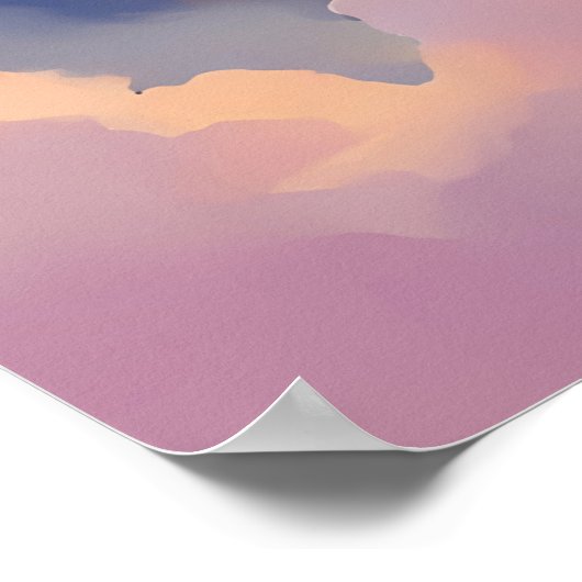 空カラフルの竜 ポスター (角)