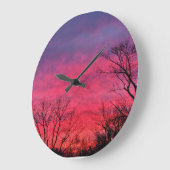 空カラフル時計 ラージ壁時計 (傾斜)