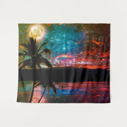 空カラフル タペストリー (正面(横))