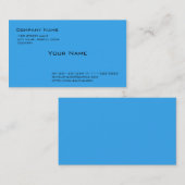 空シンプル青 名刺 (正面/裏面)