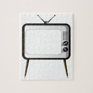 空スクリーンが付いているTV ジグソーパズル