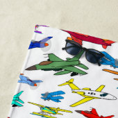 空パーソナライズされたカラフル機模様 ビーチタオル (インサイチュ)