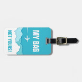 空フレンドリー | バッグ!お客様のものではない ラゲッジタグ (正面横)