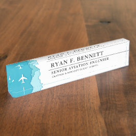 空フレンドリー | 航空産業 デスクネームプレート