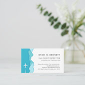 空フレンドリー | 飛行インストラクター 名刺 (スタンド正面)