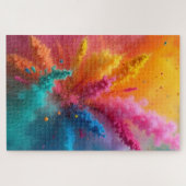 空モダンにホリの色カラフル ジグソーパズル (横)