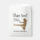 空モダン手子供の誕生日お願い フェイバーバッグ (正面)