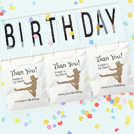 空モダン手子供の誕生日お願い フェイバーバッグ