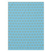 空モダン青 | 過ぎ越し | デービッドの星 テーブルクロス (正面)