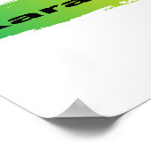 空ユニーク手 ポスター (角)