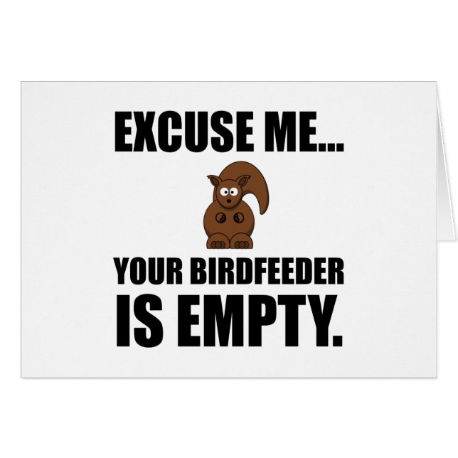 空リスBirdfeeder (正面横)