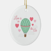 空中での愛 セラミックオーナメント (右)