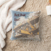 空中に翼の父の日の装飾用クッション クッション (ブランケット)