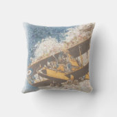 空中に翼の父の日の装飾用クッション クッション (裏面)