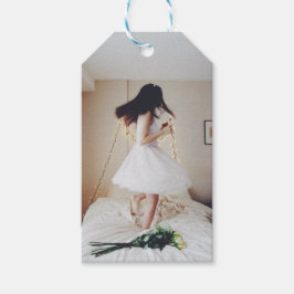 空中に飛ぶ妖精の物語フォトギフトラベル ギフトタグ