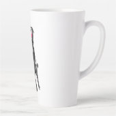 空中のクリムゾンキャッチ カフェラテマグ (右)