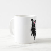 空中のクリムゾンキャッチ コーヒーマグカップ (正面左)