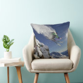 空中のスキーヤー クッション (椅子)