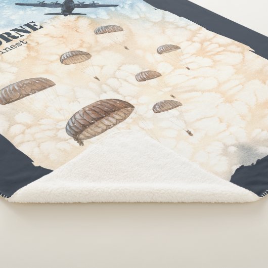 空中のパラトロオペラ素晴らしスのジャンプのカスタマイズ シェルパブランケット (3/4)