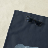 空中のパラトロオペラ素晴らしスのジャンプのカスタマイズ ビーチタオル (インサイチュ)