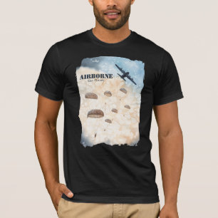 空中のパラトロオペラ素晴らしスのジャンプのカスタマイズ Tシャツ