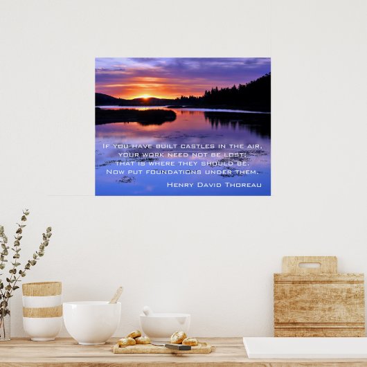 空中の城 – ソロー ポスター (キッチン)