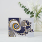 空中の眼 - フラクタル ポストカード (スタンド正面)