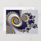 空中の眼 - フラクタル ポストカード (正面/裏面)