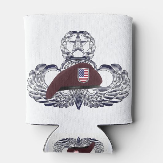 空中の翼の上に特別に設計されたベレー 缶クーラー (裏面)