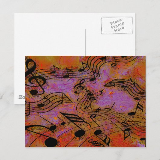空中の音楽 ポストカード (正面/裏面)