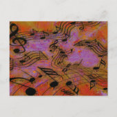 空中の音楽 ポストカード (正面)