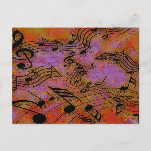 空中の音楽 ポストカード (正面)